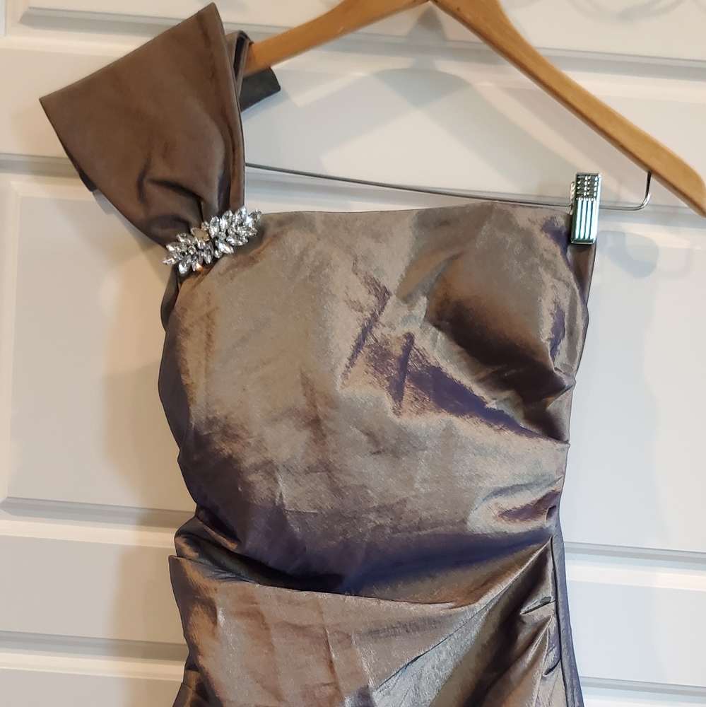 One strap elegant ball gown